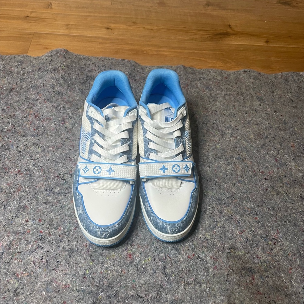 Louis Vuitton Blue and White Men's Sneakers